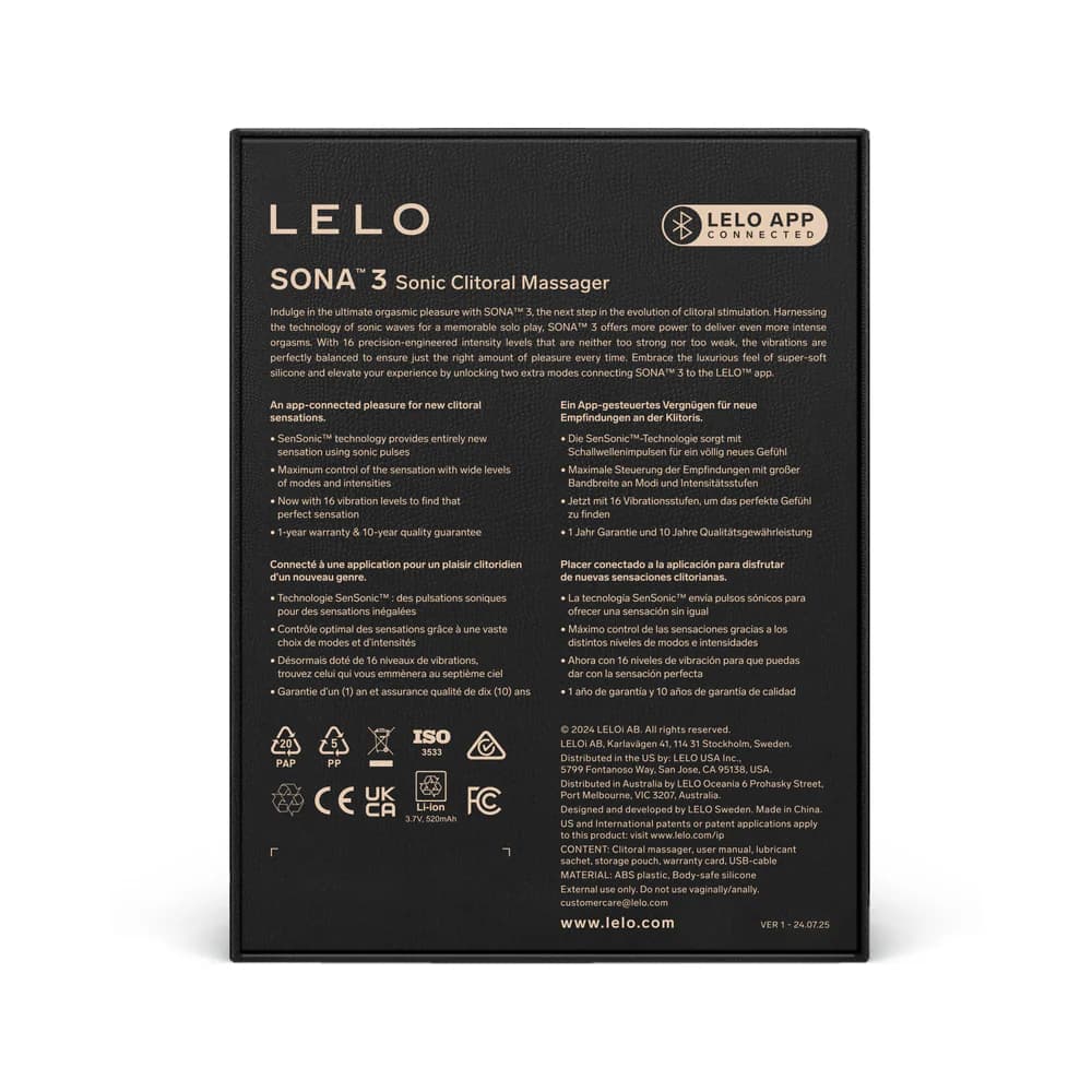 LELO SONA 3 Clitoral Stimulator Purple thumbnail 5