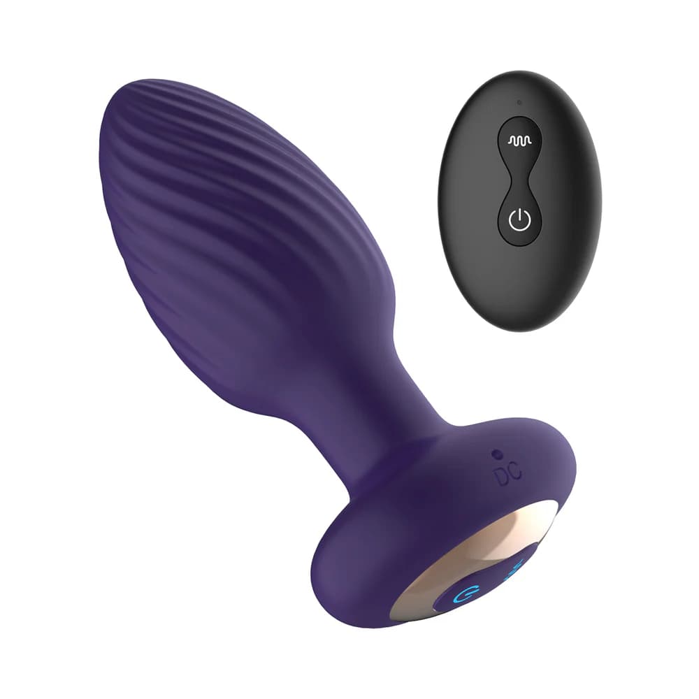 The Royale Rotating Anal Plug Purple thumbnail 4
