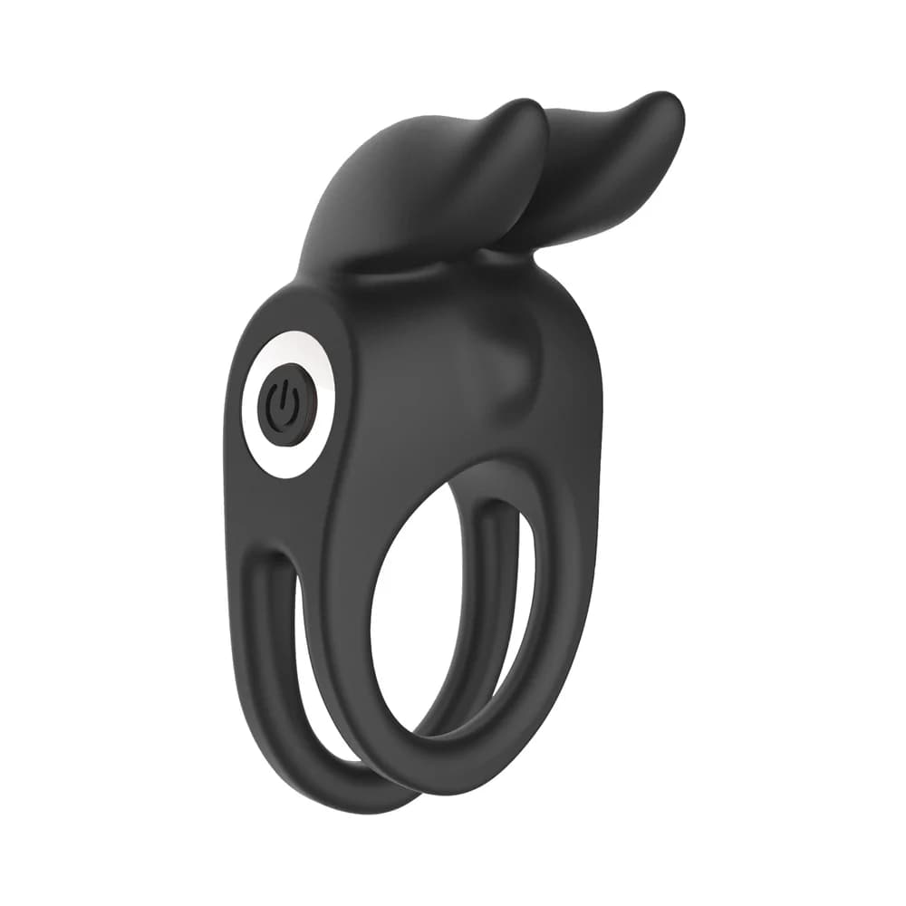 Enhancer Vibrating Rabbit C-Ring Black thumbnail 2