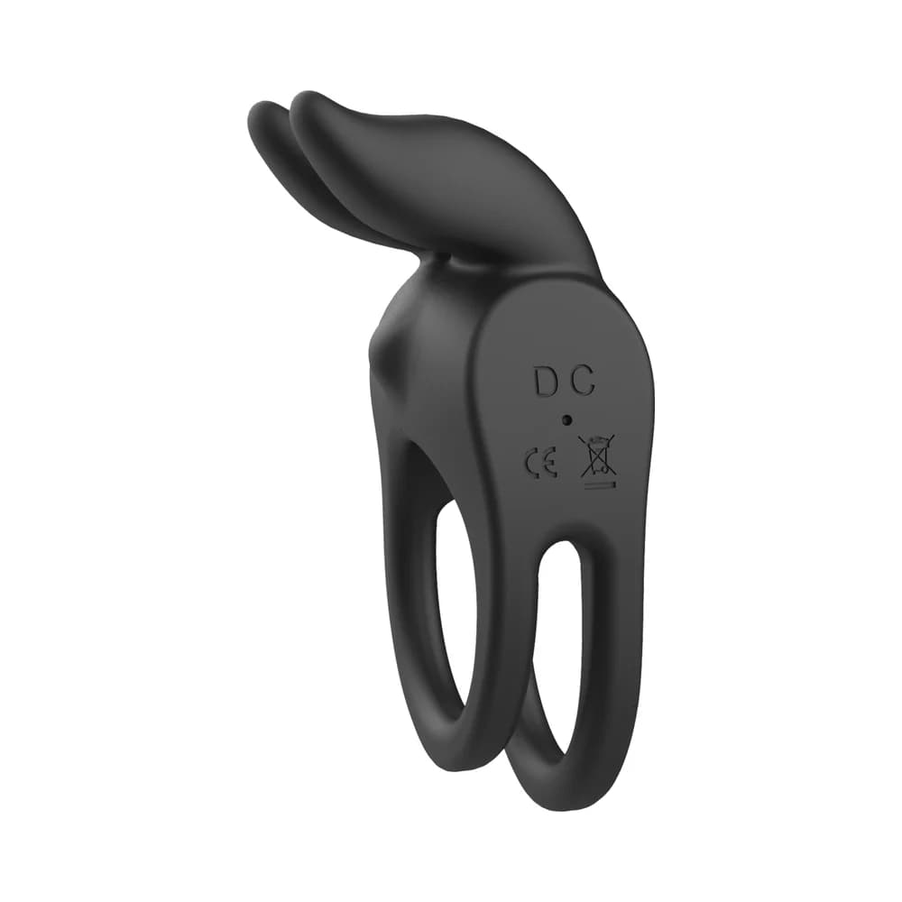 Enhancer Vibrating Rabbit C-Ring Black thumbnail 3