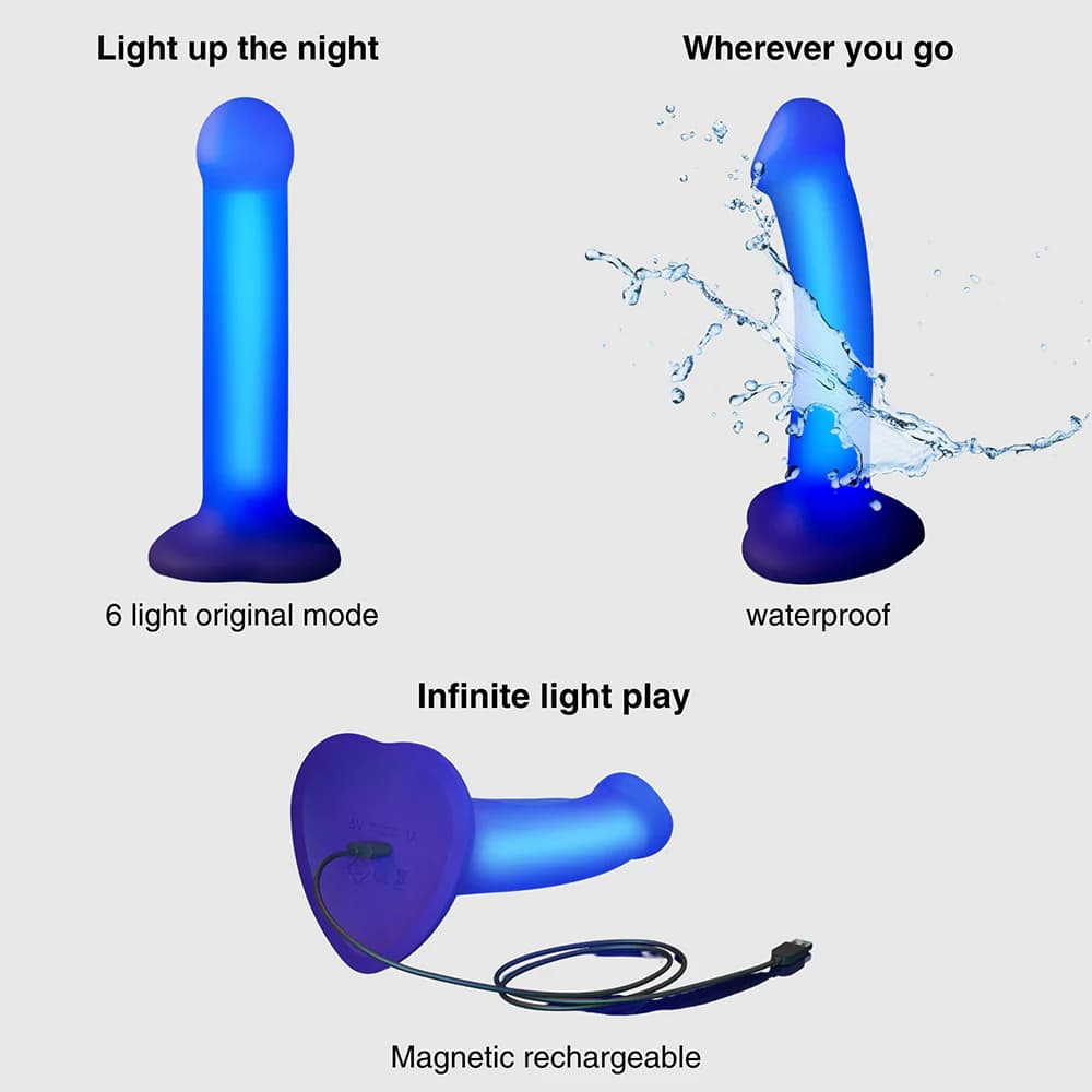 Strap-On-Me Glow-LED Dildo thumbnail 5