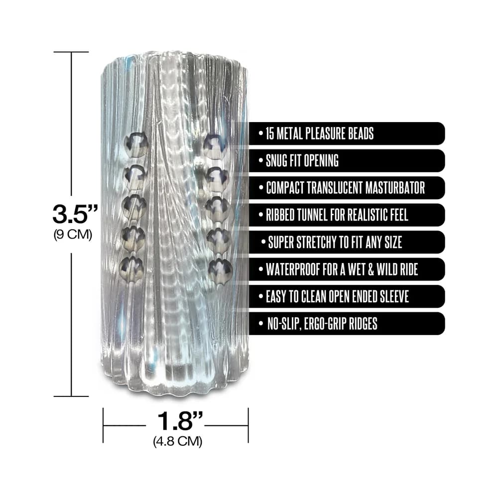 MSTR B8 Clear-View Beaded Stroker Balls to the Wall thumbnail 5