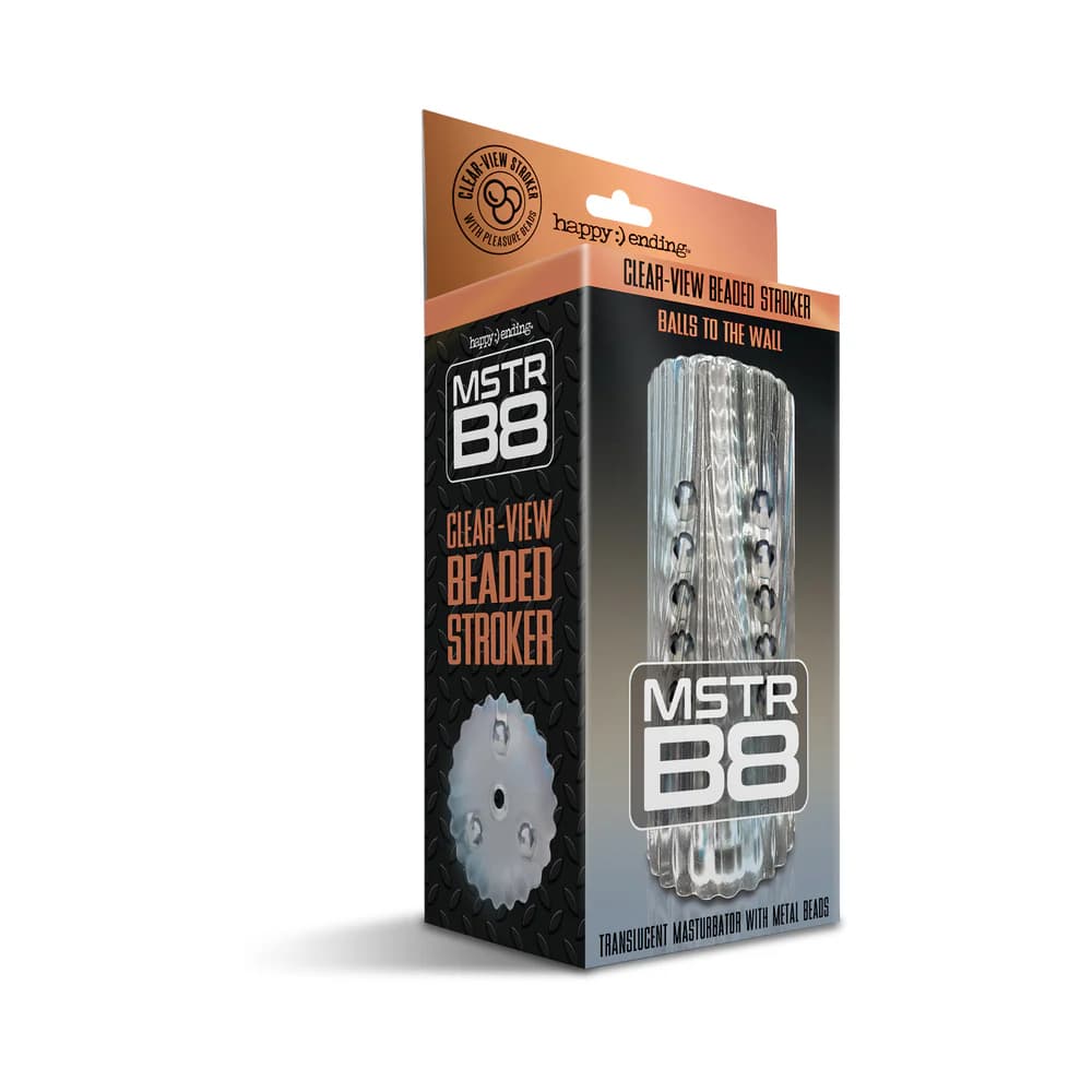 MSTR B8 Clear-View Beaded Stroker Balls to the Wall thumbnail 6
