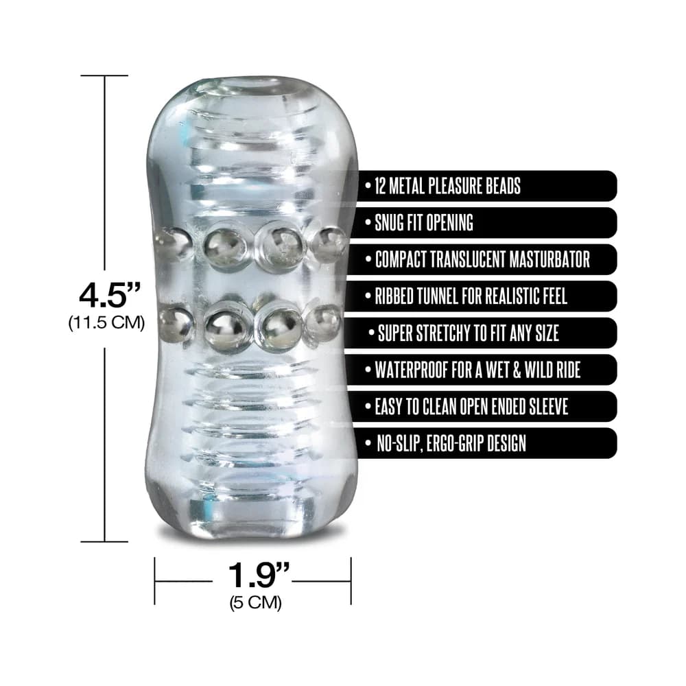 MSTR B8 Clear-View Beaded Stroker Head Banger thumbnail 5