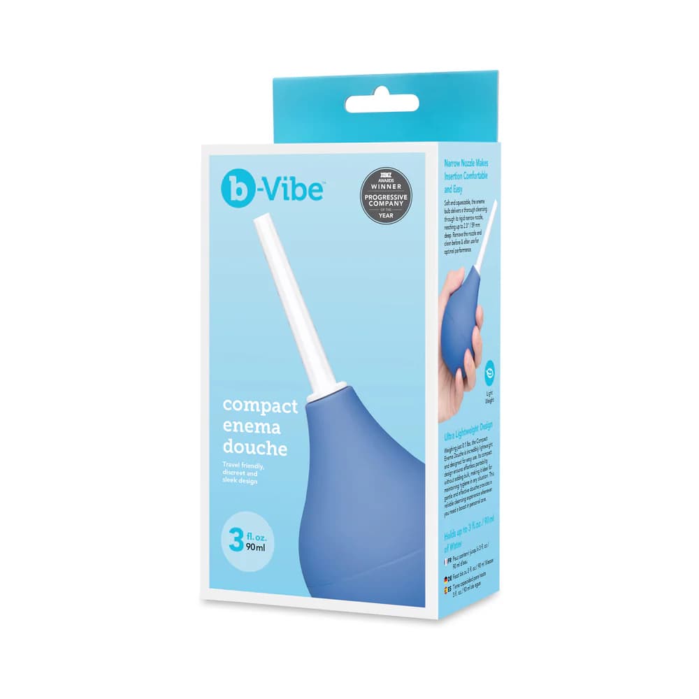 b-Vibe Compact Enema Douche Blue thumbnail 8