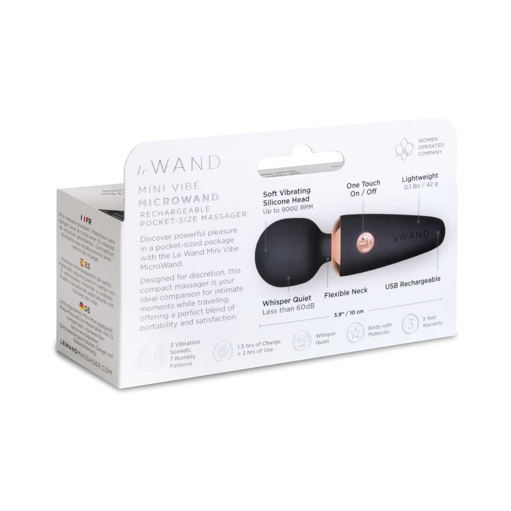Le Wand Mini Micro Wand Black thumbnail 7