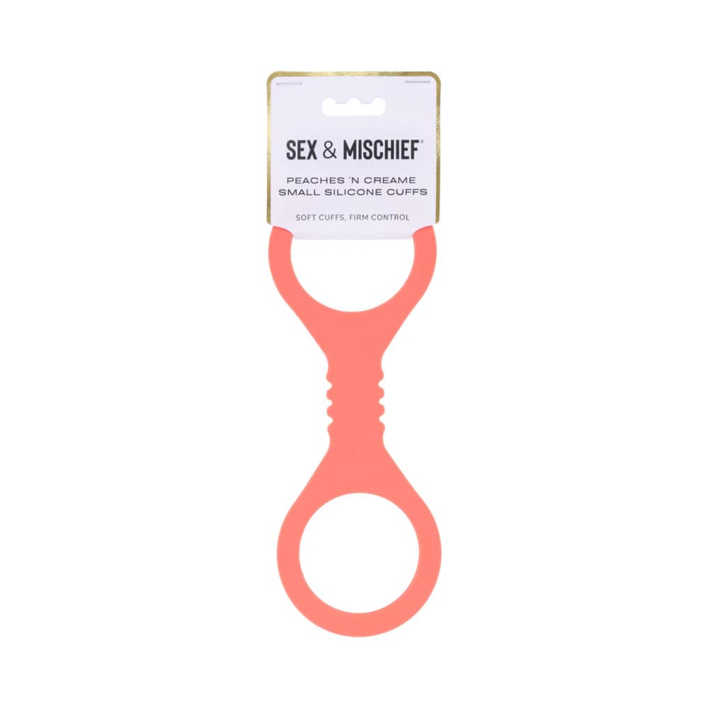 Sportsheets Sex & Mischief Peaches 'n CreaMe Small Silicone Cuffs