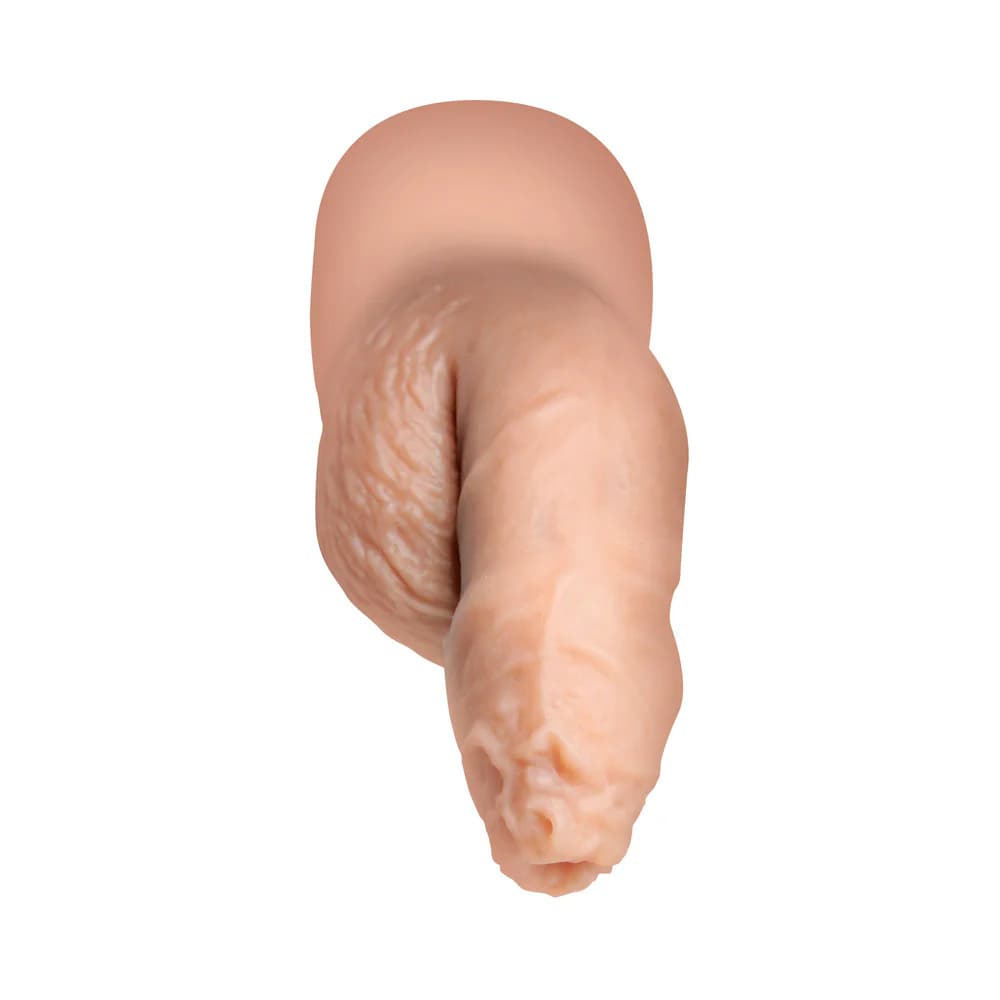 Strap U 5.1 in. Uncut Silicone Packer Dildo Light thumbnail 2