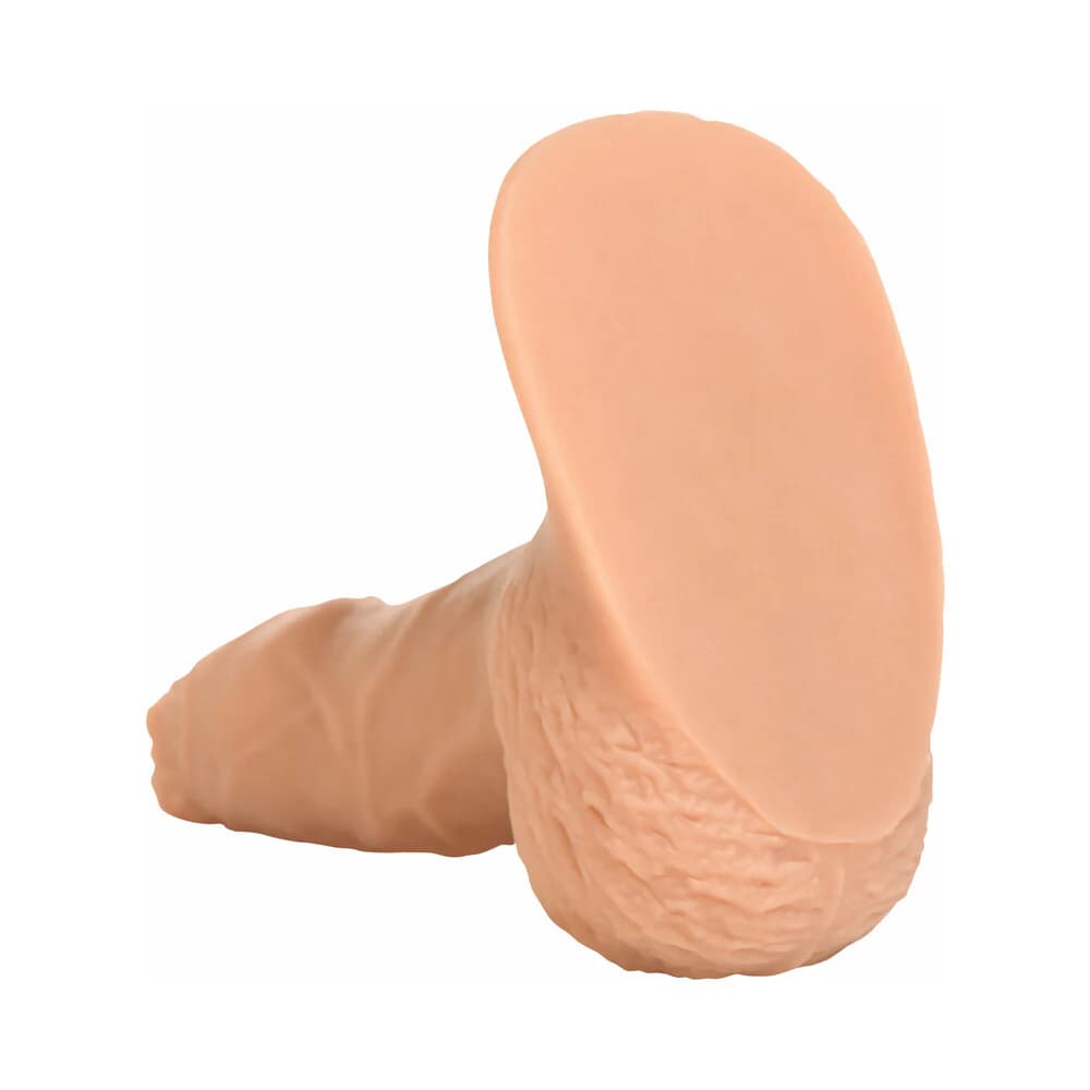 Strap U 5.1 in. Uncut Silicone Packer Dildo Light thumbnail 7