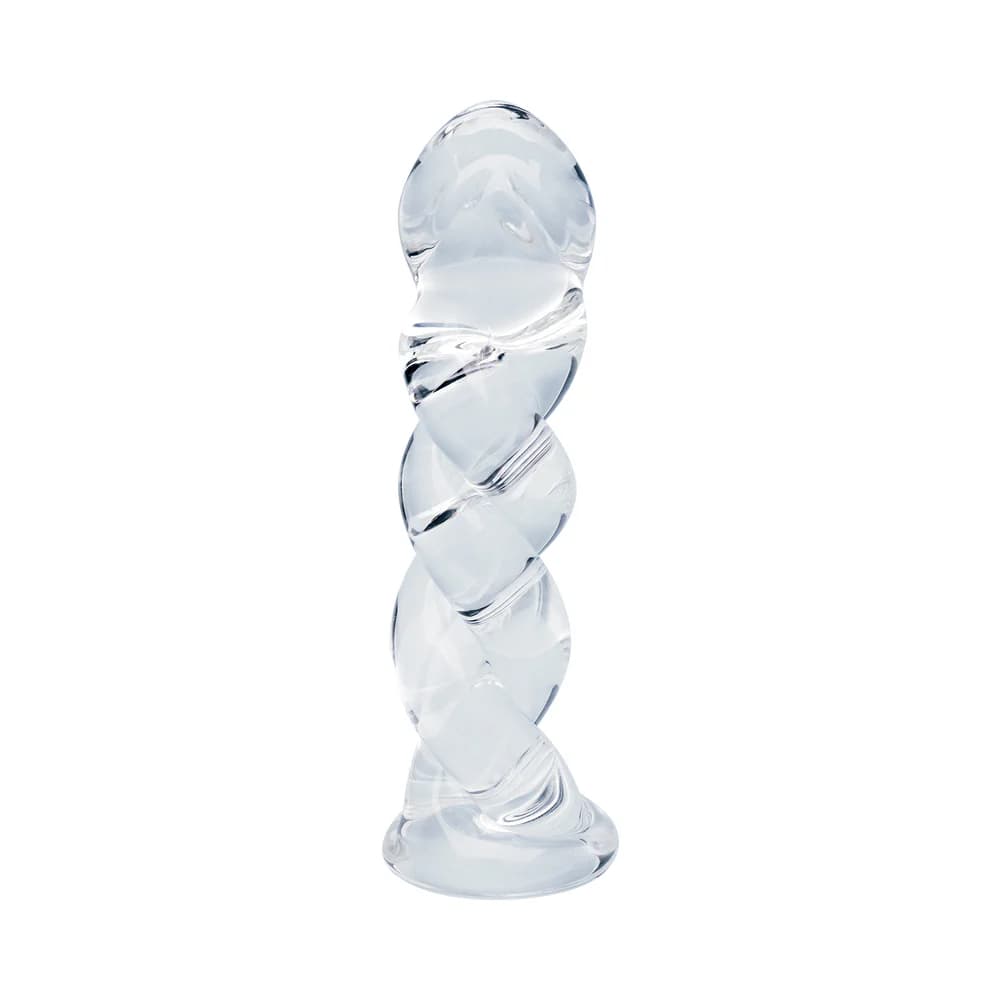 Clarity Seraphic Braid Glass Dildo thumbnail 2