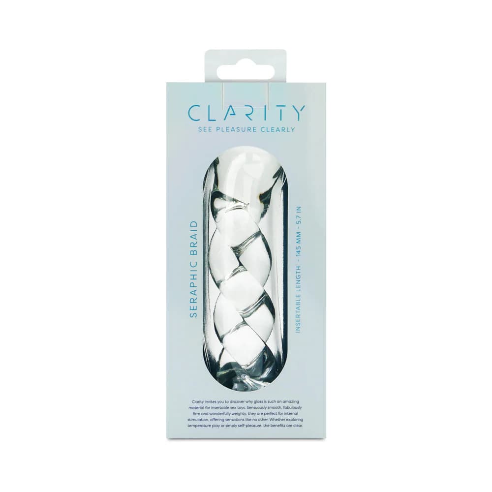 Clarity Seraphic Braid Glass Dildo thumbnail 9