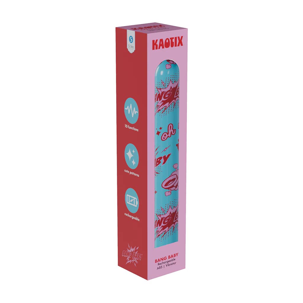 SLI Kaotix Bang Baby Rechargeable Vibrator Blue