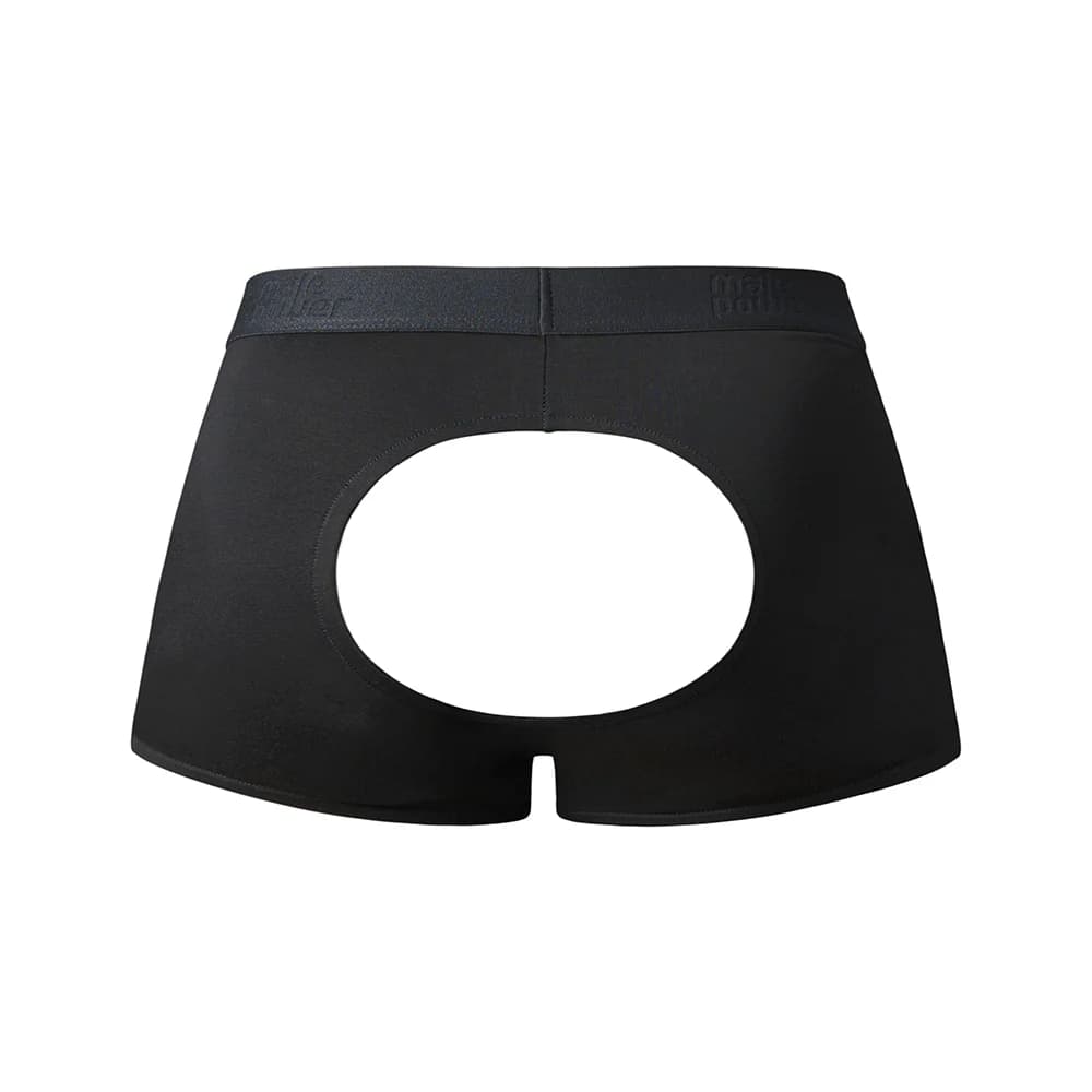 Male Power Open Ended Moon Short Black L/XL thumbnail 2