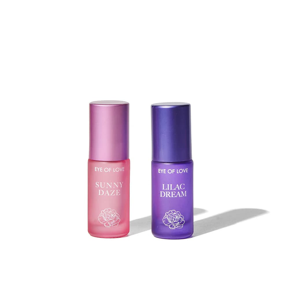 Eye of Love Pheromone Parfum Set 0.34 oz. Roll-On Sunny Daze/Lilac Dream thumbnail 2
