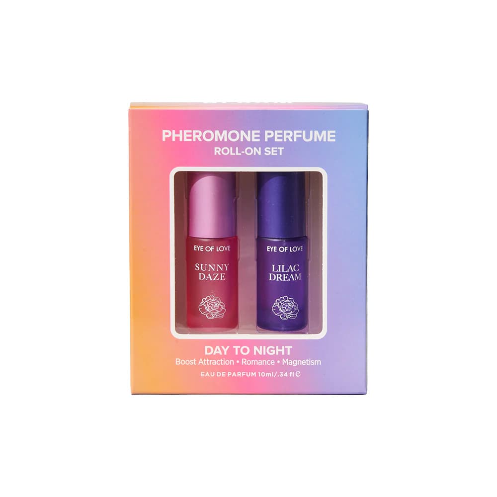 Eye of Love Pheromone Parfum Set 0.34 oz. Roll-On Sunny Daze/Lilac Dream thumbnail 5