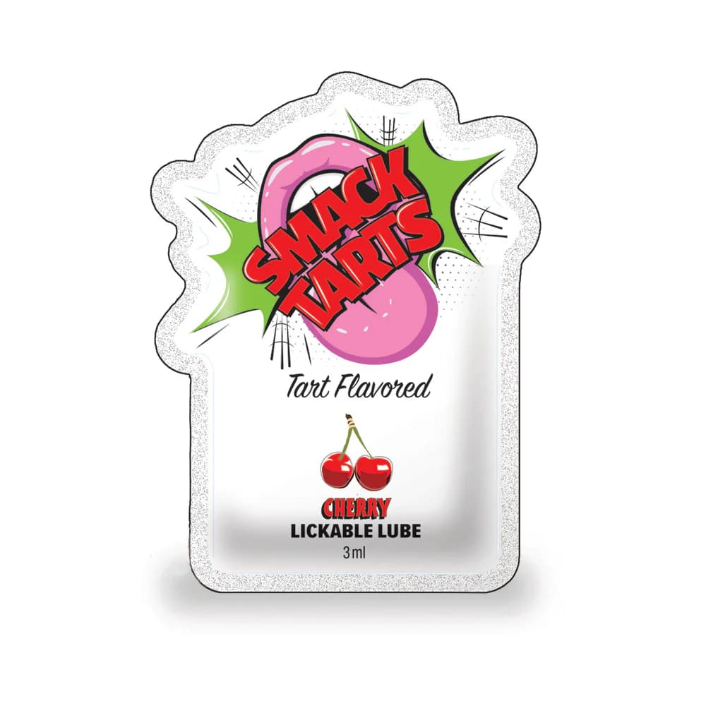 Smack Tarts Lickable Lube Sour Cherry 3 ml Pouch 36-Piece Display thumbnail 2