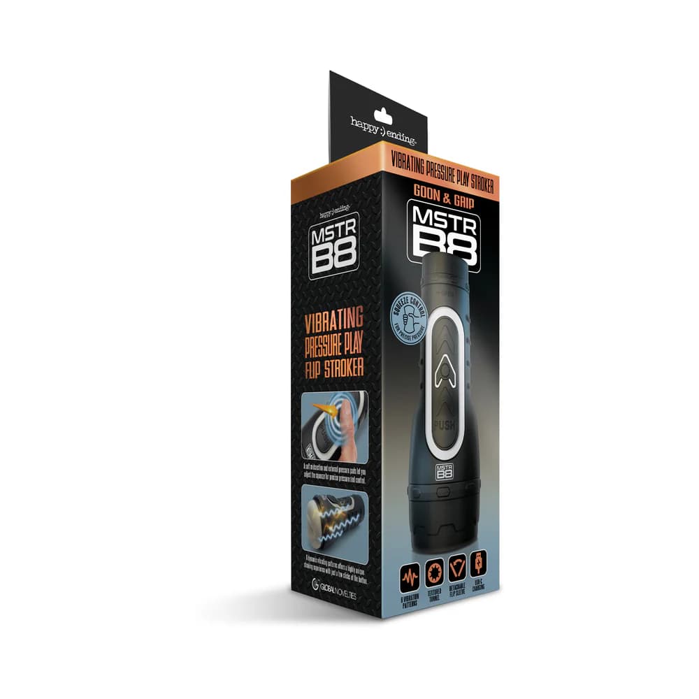 MSTR B8 Goon & Grip Vibrating Pressure Play Stroker thumbnail 9