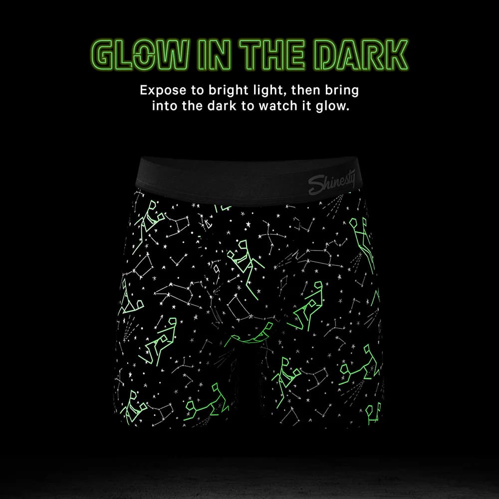 Shinesty The Big Bang Glow-in-the-Dark Constellation Ball Hammock Pouch Underwear with Fly S thumbnail 4