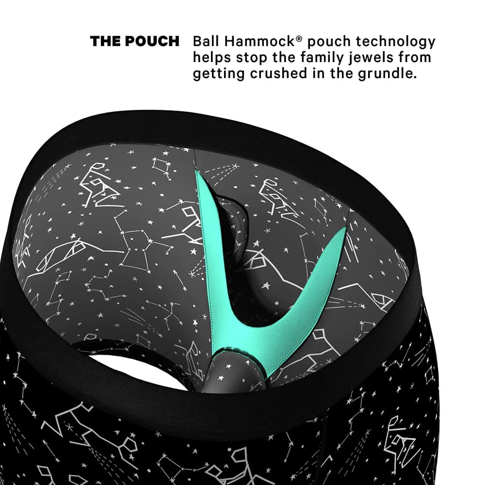 Shinesty The Big Bang Glow-in-the-Dark Constellation Ball Hammock Pouch Underwear with Fly XL thumbnail 5