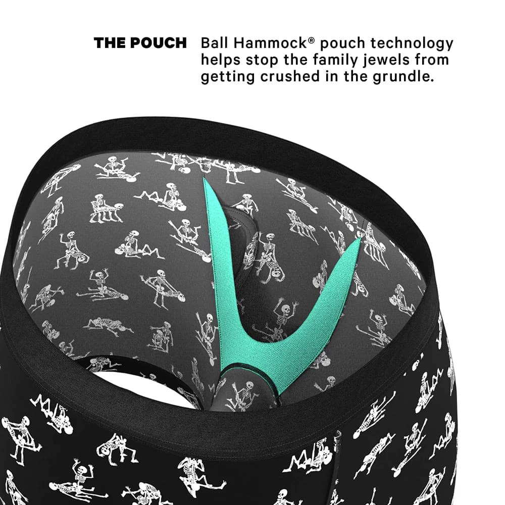 Shinesty The Bare Back Bones Glow-in-the-Dark Skeletons Ball Hammock Pouch Underwear with Fly 2XL thumbnail 5