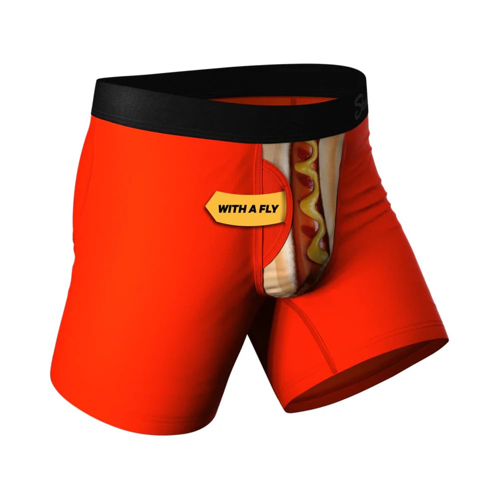 Shinesty The Coney Islands Hot Dog Ball Hammock Pouch Underwear with Fly 4XL thumbnail 2