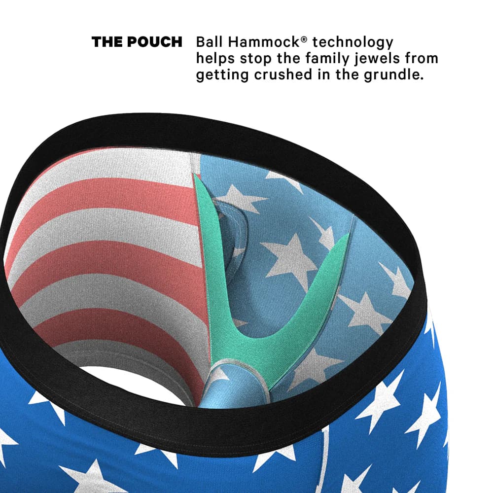Shinesty The Mascot American Flag Ball Hammock Pouch Underwear with Fly XS thumbnail 4