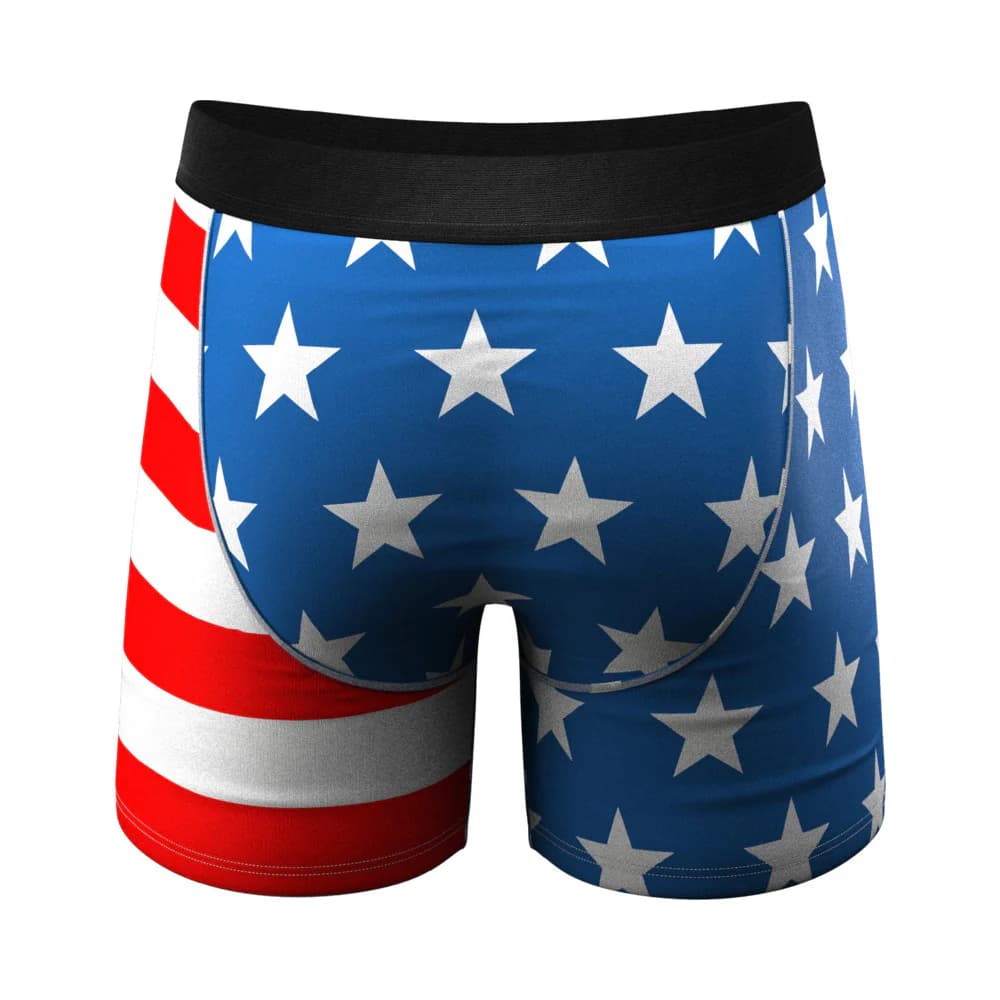 Shinesty The Mascot American Flag Ball Hammock Pouch Underwear with Fly 2XL thumbnail 3
