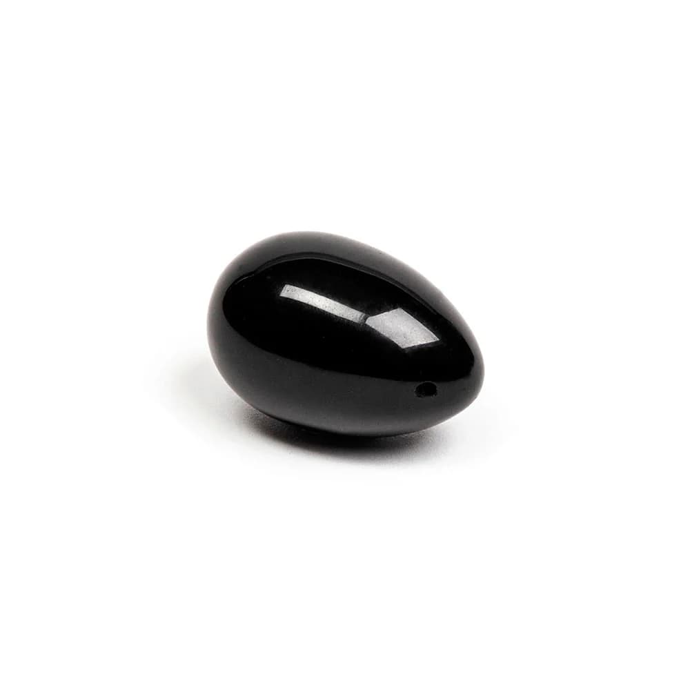 Chakrubs Xaga Yoni Egg Obsidian (drilled) thumbnail 2