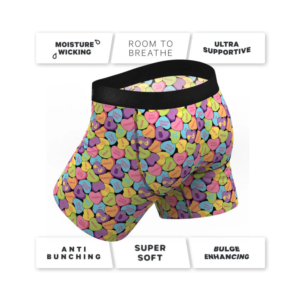 Shinesty The Candy Crush Candy Hearts Ball Hammock Pouch Underwear with Fly 2XL thumbnail 5