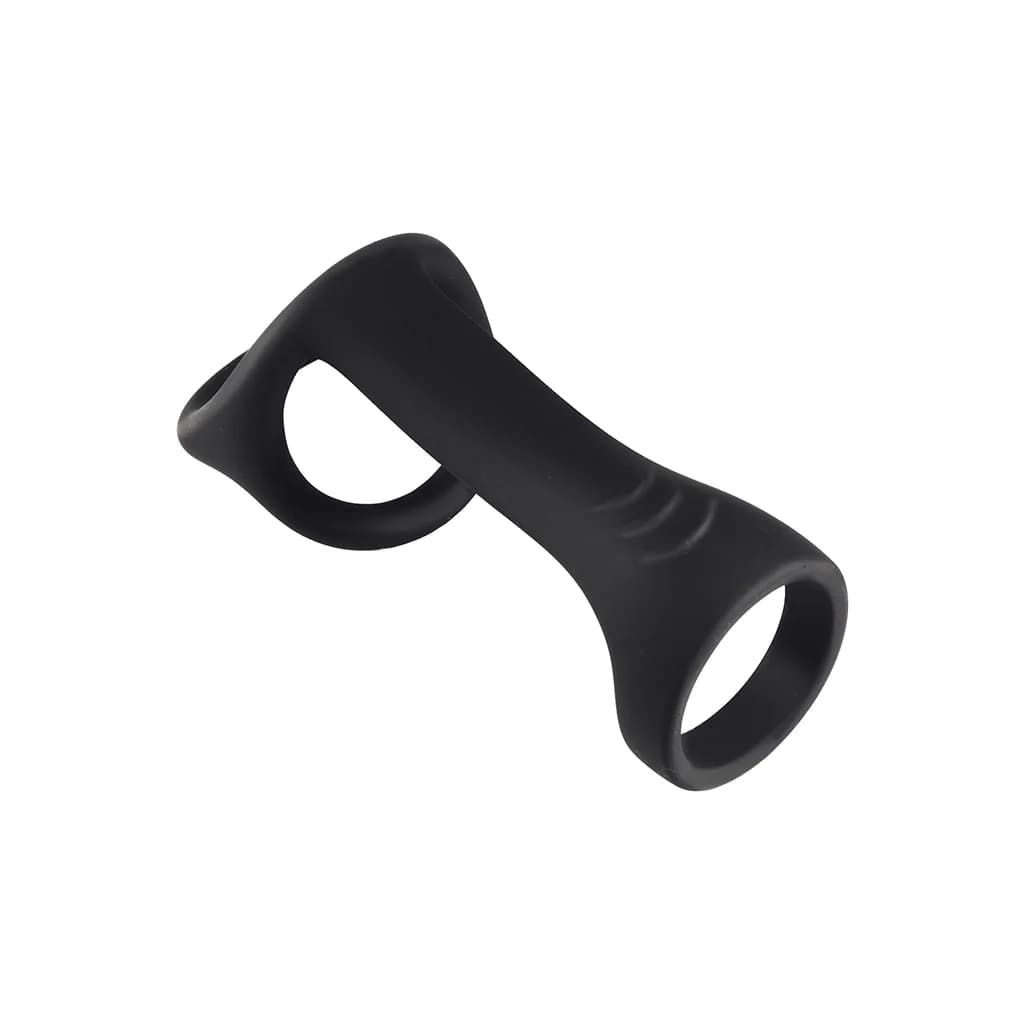 Magic Ridged Cock Strap&Ball Stretcher Black thumbnail 3