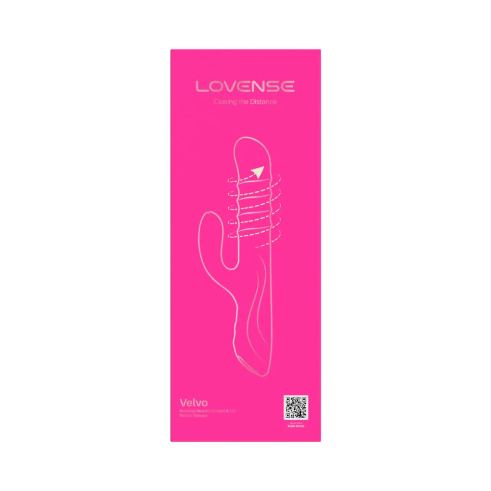 Lovense Velvo Rotating Beaded G-Spot & Clit Rabbit Vibrator thumbnail 6