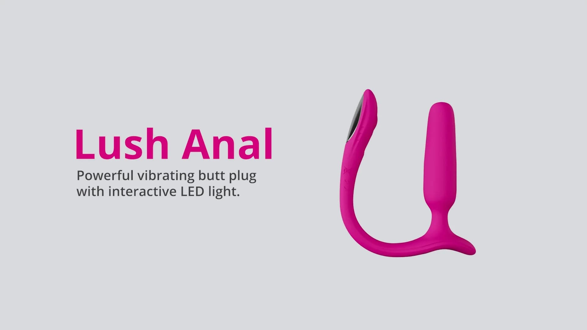 Lovense Lush Anal App-Controlled Compact Powerful Butt Plug thumbnail 2