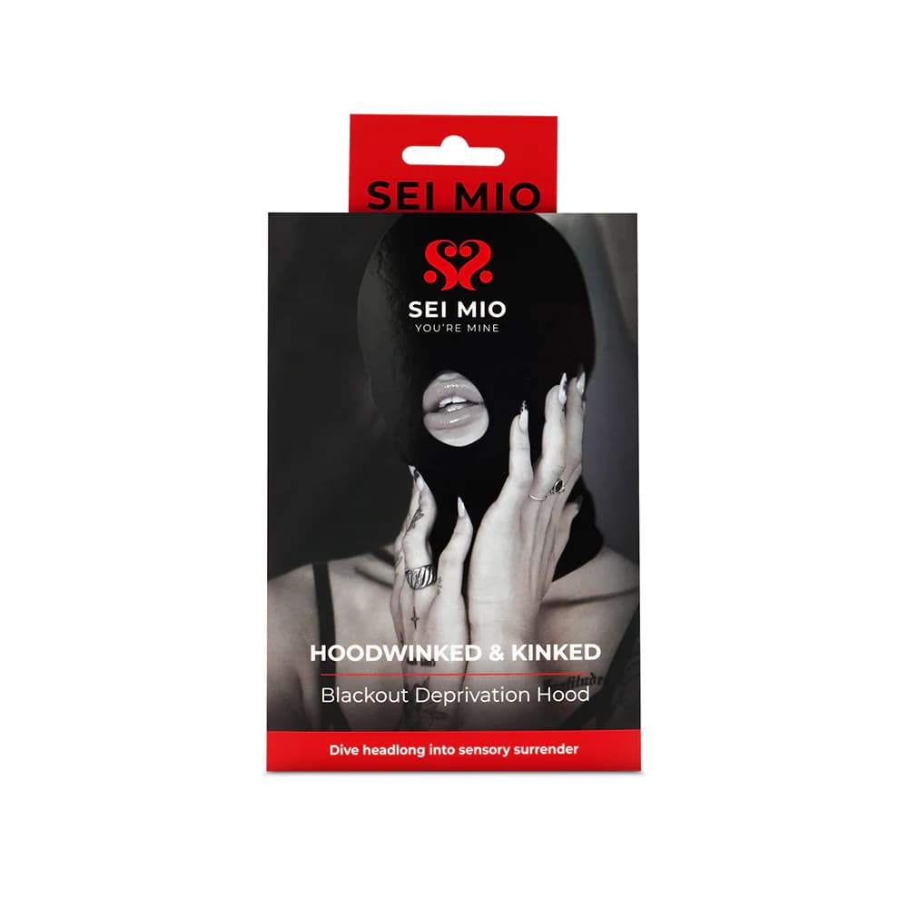 SEI MIO Hoodwinked and Kinked Deprivation Hood with Blackout Panel