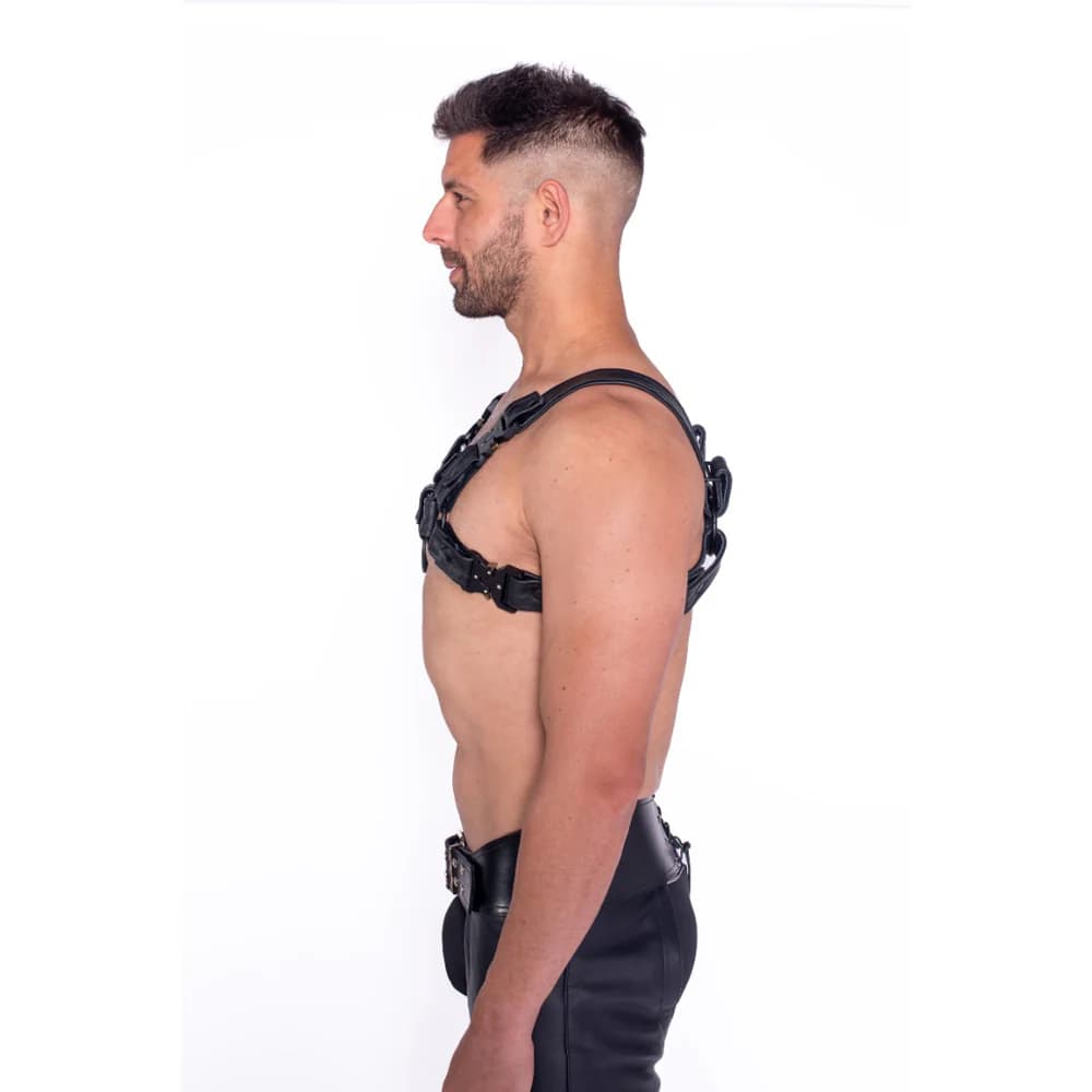 Prowler RED Bull Harness Black with Metal Fittings L thumbnail 2