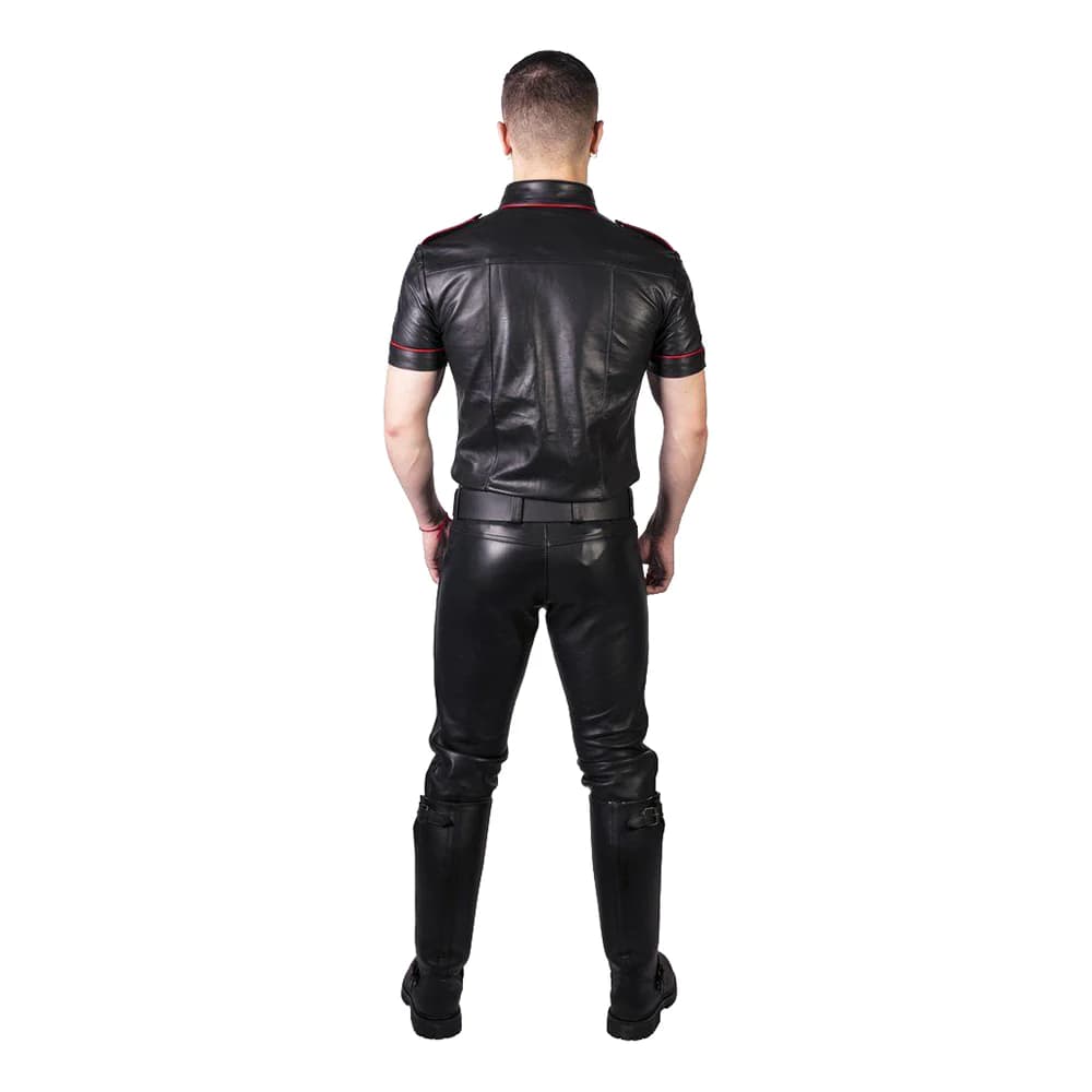 Prowler RED Leather Jeans Black 32 in. thumbnail 3