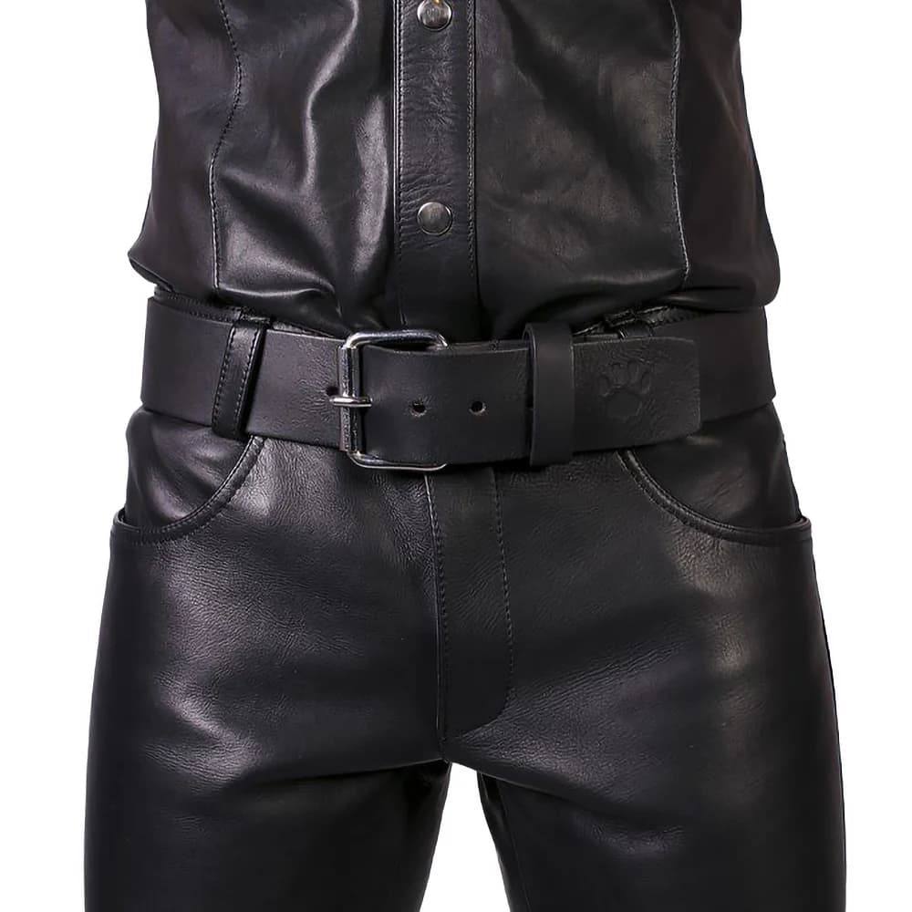 Prowler RED Leather Jeans Black 33 in. thumbnail 4