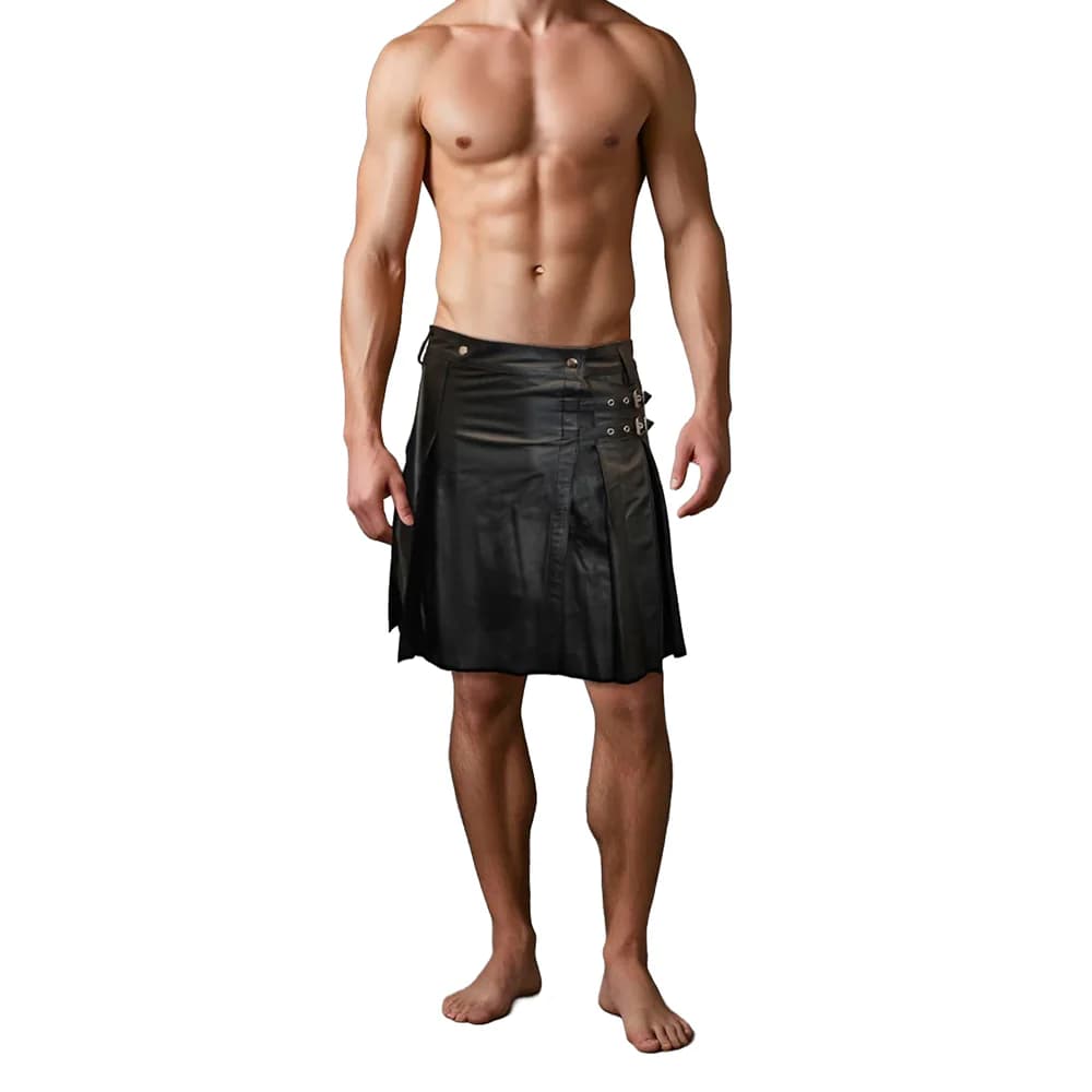 Prowler RED Leather Kilt Size 38-40 thumbnail 4