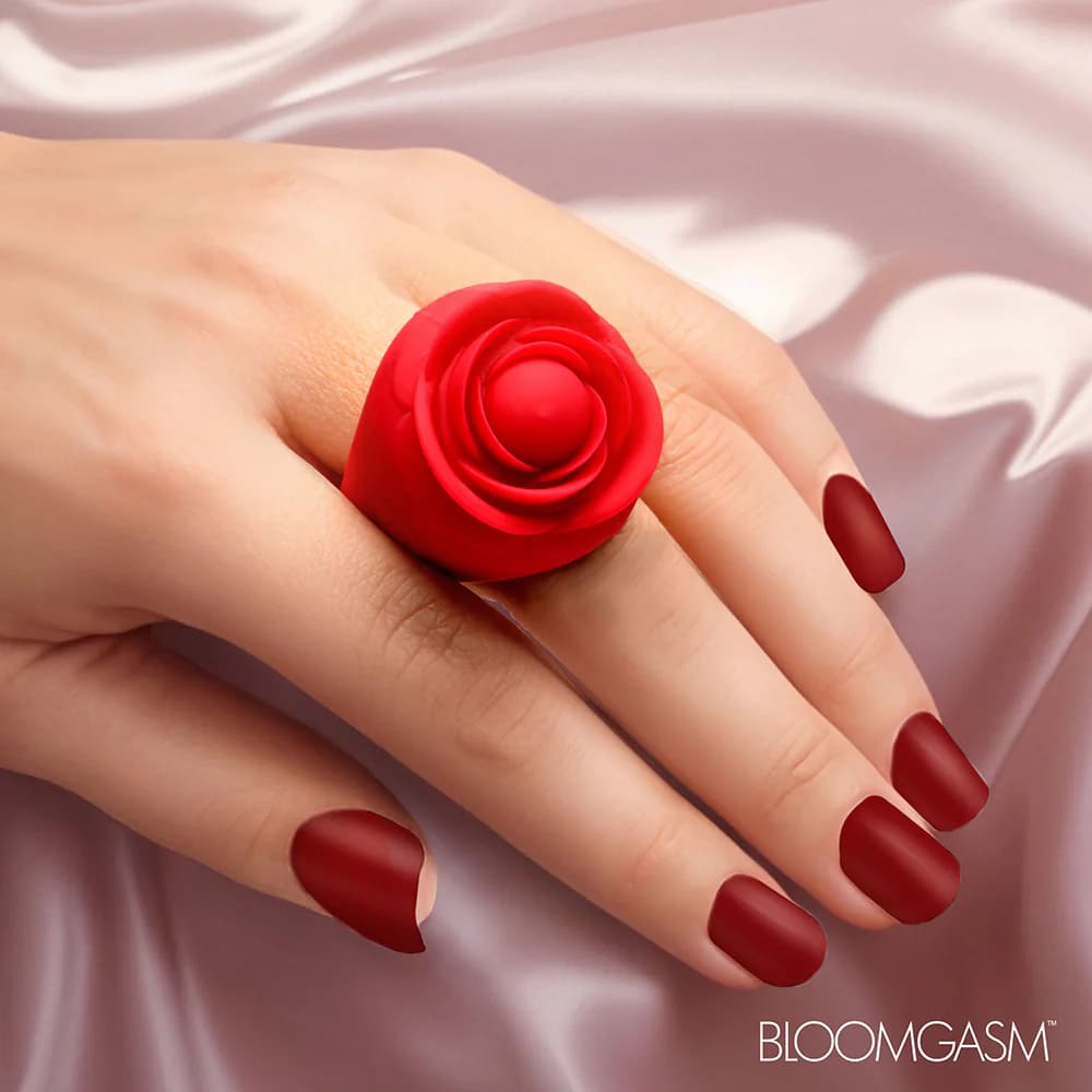 Bloomgasm Rose Ring Discreet Finger Vibrator thumbnail 8