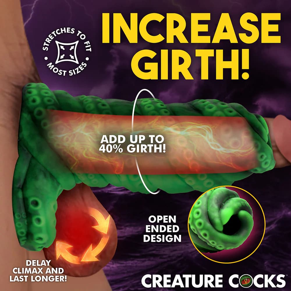 Creature Cocks Tenta Girth Silicone Penis Enhancer thumbnail 9
