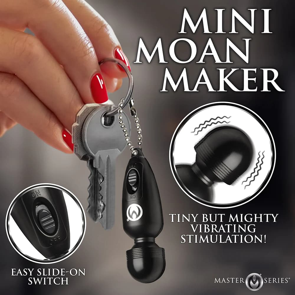 Master Series Thunderstick Mini Vibrating Wand Keychain thumbnail 3