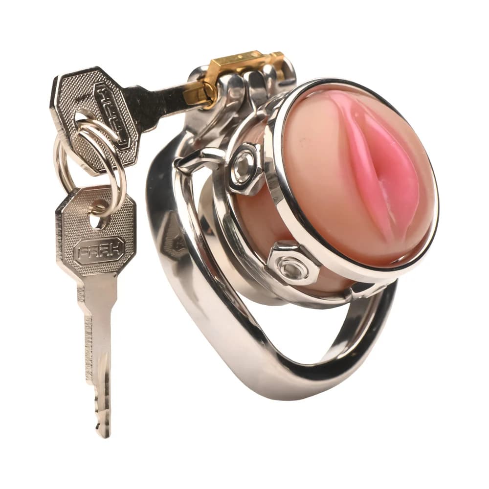 Master Series Pussy Boy Metal Chastity Cage thumbnail 2