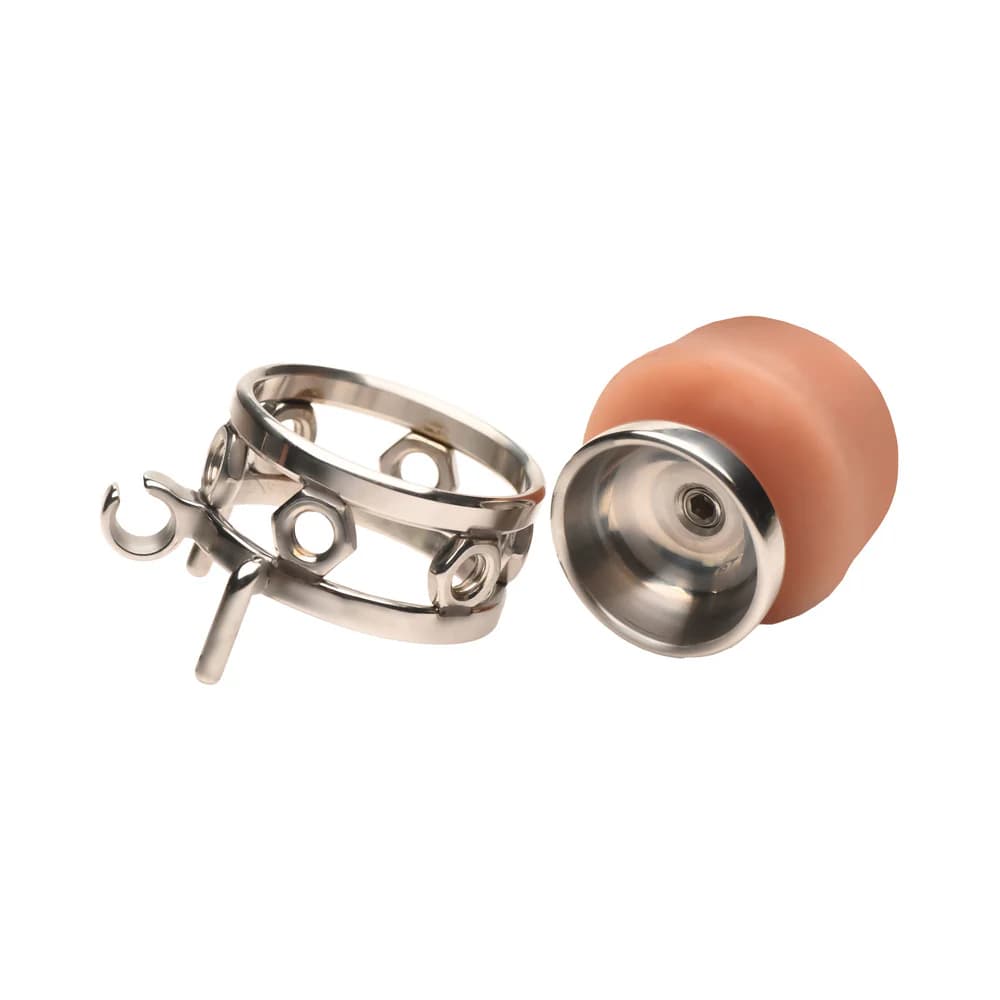 Master Series Pussy Boy Metal Chastity Cage thumbnail 6