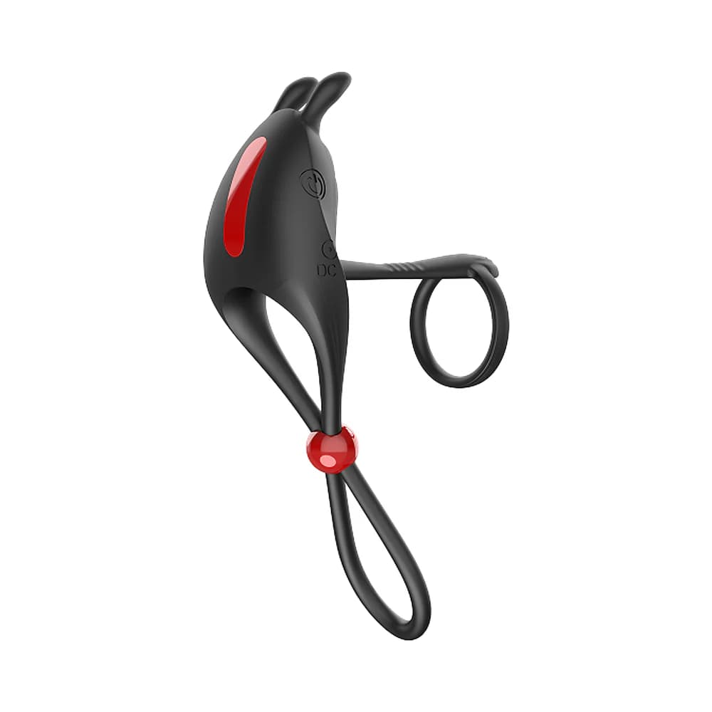 Cockpower Remote Control Cock Ring & Ball Cinch Black thumbnail 5