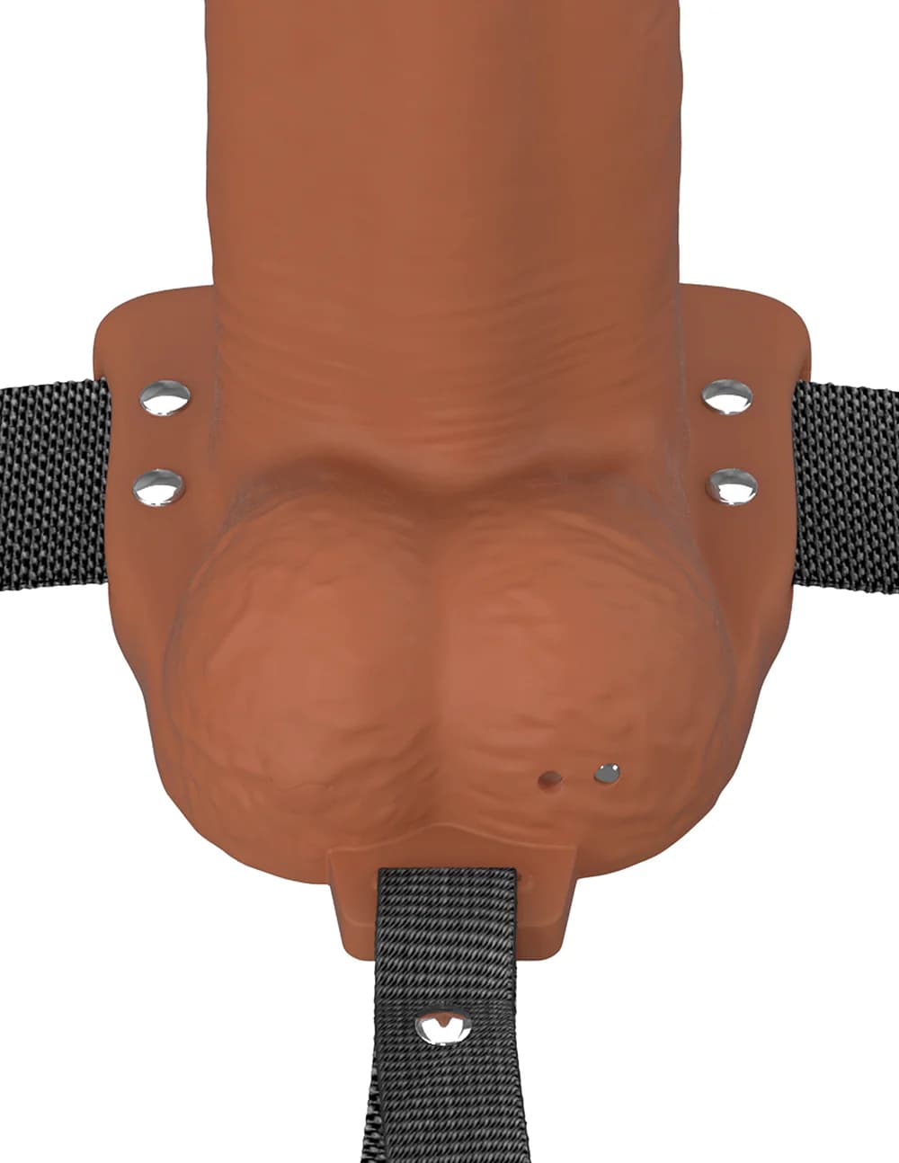 Fantasy X-Tensions Elite Vibrating Hollow Silicone Strap-On 6 in. Brown thumbnail 7