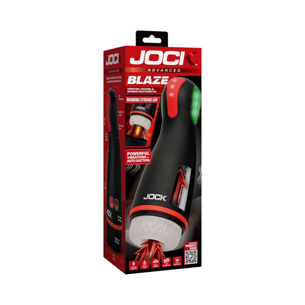 JOCK Advanced Blaze Vibrating, Sucking, and Warming Masturbator