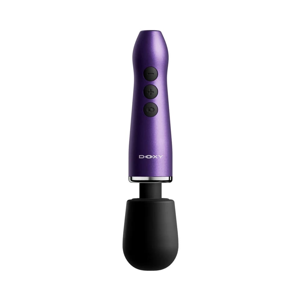 Doxy Go Travel-Sized Wand Massager Purple thumbnail 2
