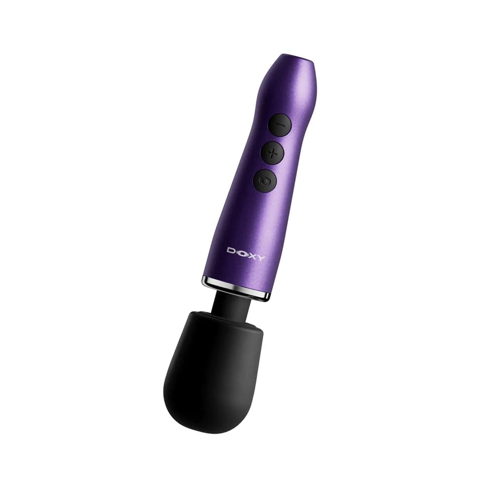 Doxy Go Travel-Sized Wand Massager Purple thumbnail 3