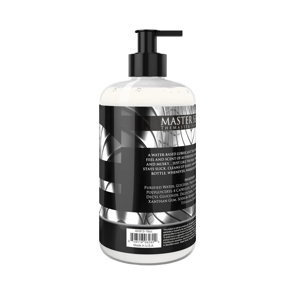 Master Series Jizz Cum-Scented Water-Based Lube 16 oz. thumbnail 3