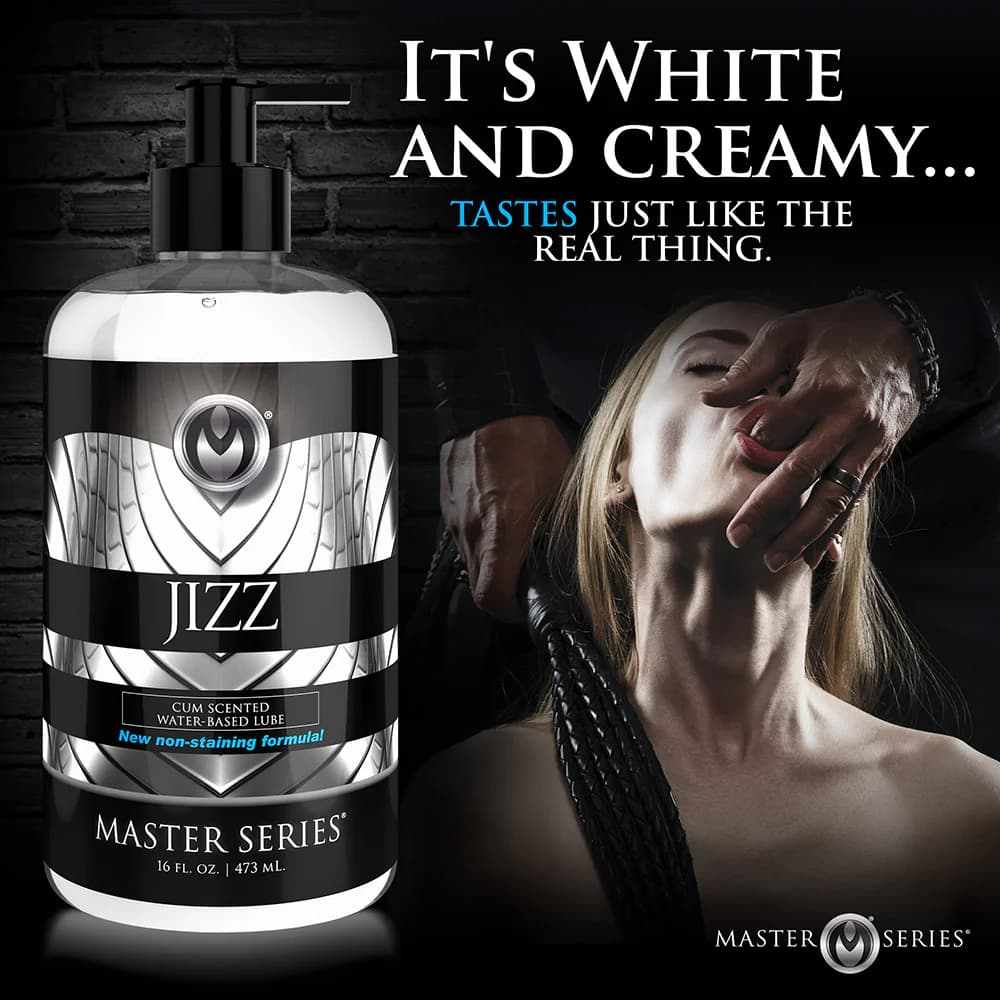 Master Series Jizz Cum-Scented Water-Based Lube 16 oz. thumbnail 4