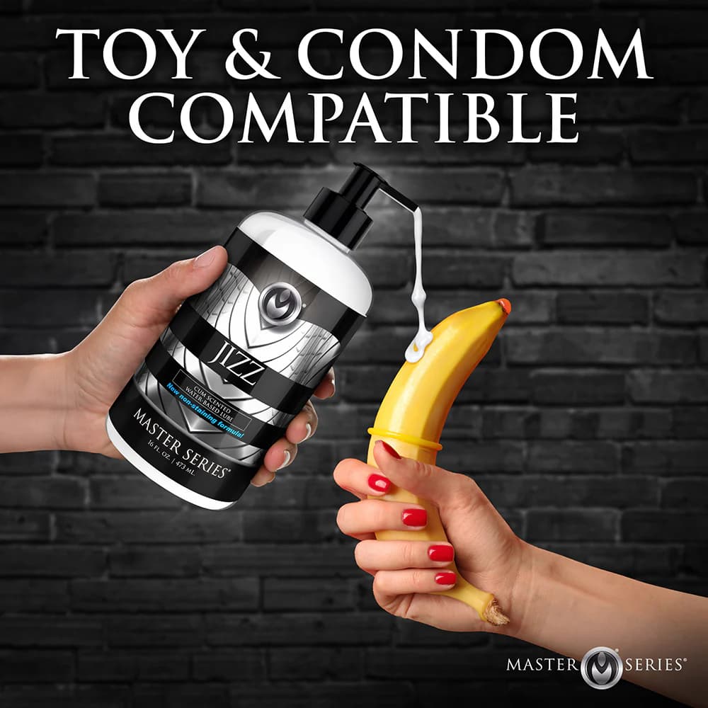 Master Series Jizz Cum-Scented Water-Based Lube 16 oz. thumbnail 5